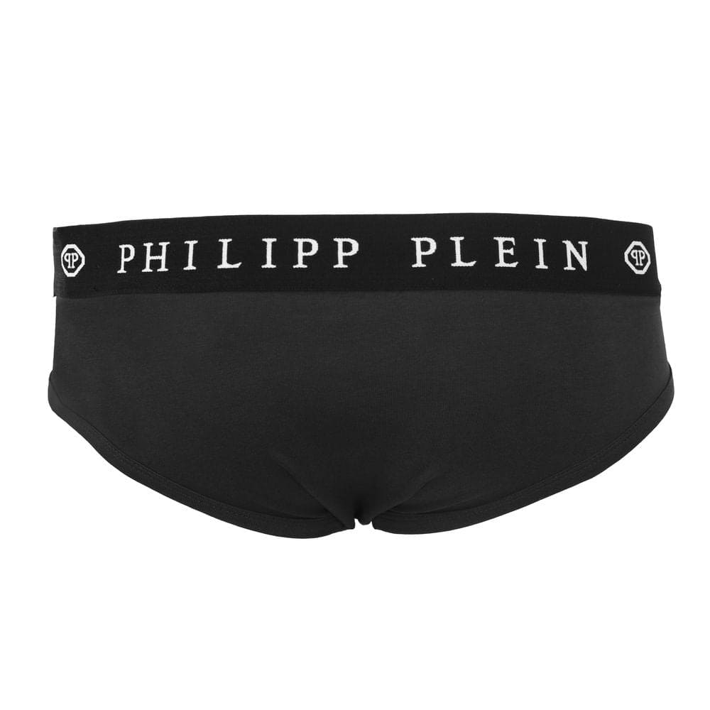 Duo de boxers noirs élégants de Philipp Plein avec une touche de designer