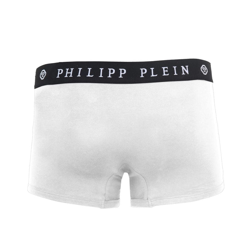 Dúo de bóxers blancos Elevated Comfort de Philipp Plein