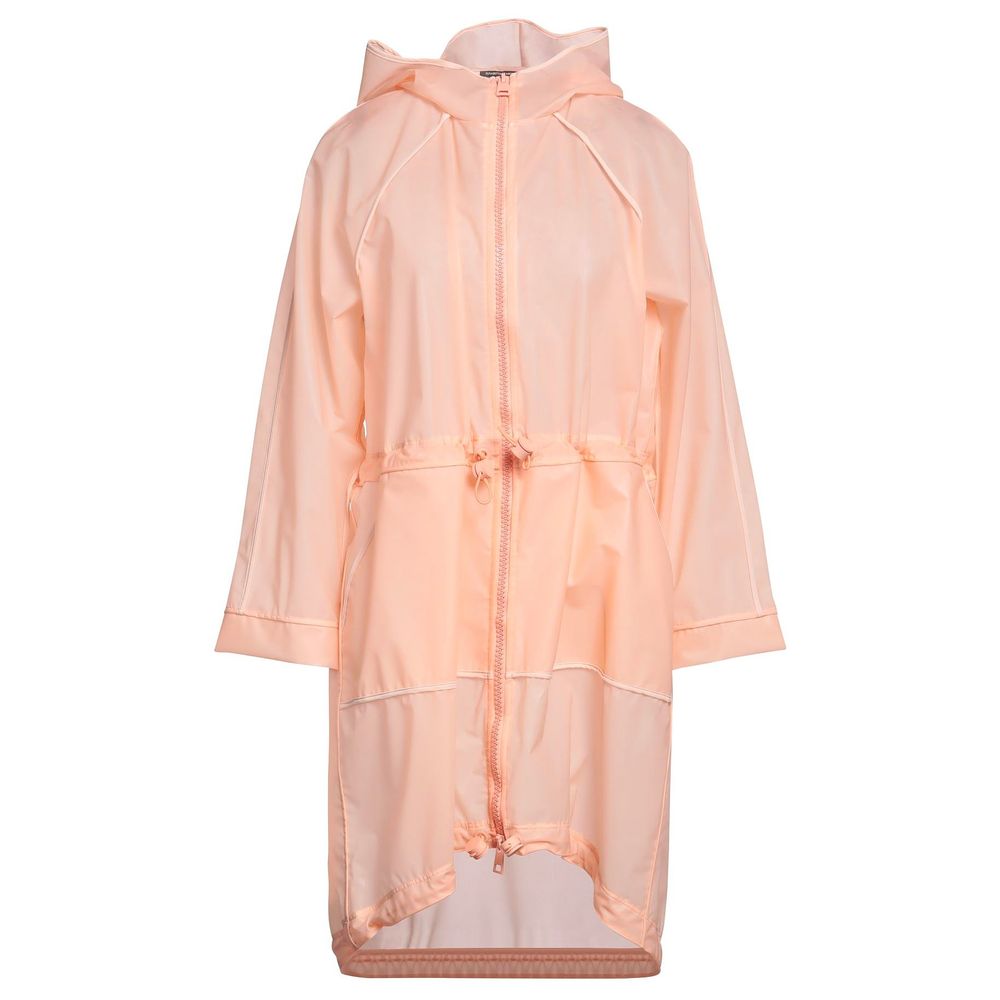 Veste longue imperméable rose poudré Elisabetta Franchi