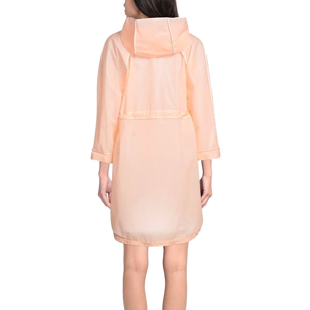 Veste longue imperméable rose poudré Elisabetta Franchi