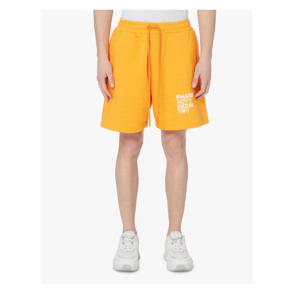 Pantalones elegantes de algodón color naranja con detalle de logotipo para la industria farmacéutica