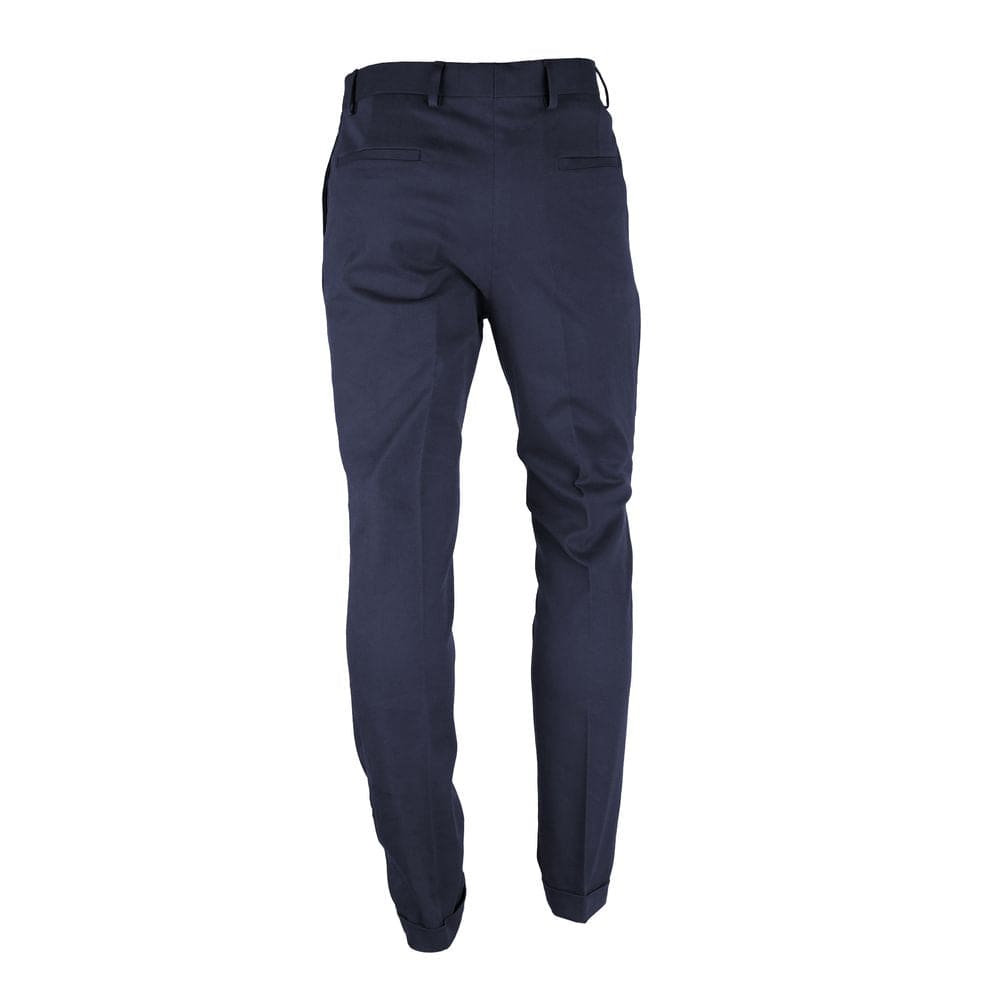 Pantalon élégant en laine mélangée Milano pour homme fabriqué en Italie