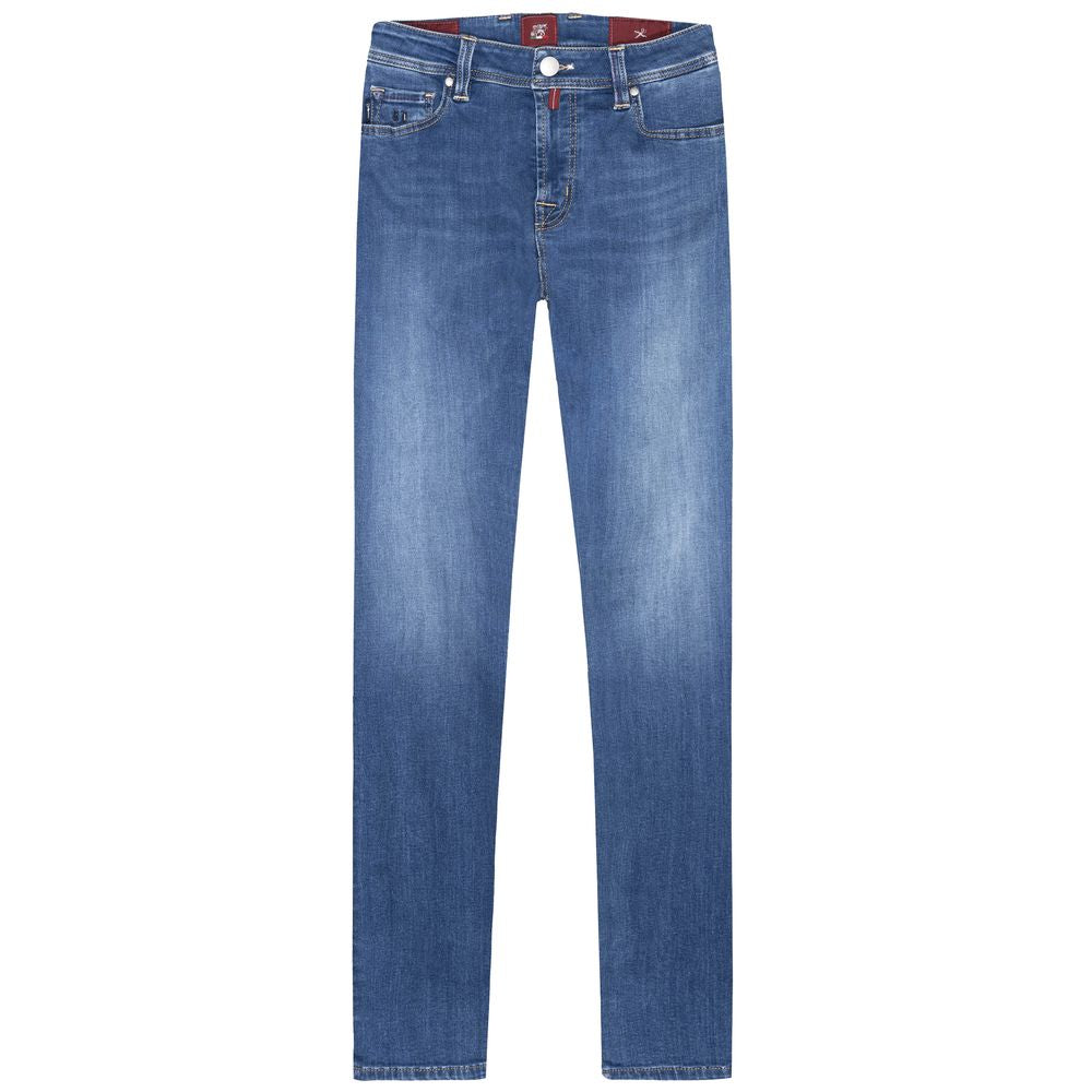 Jean et pantalon en coton bleu clair Tramarossa