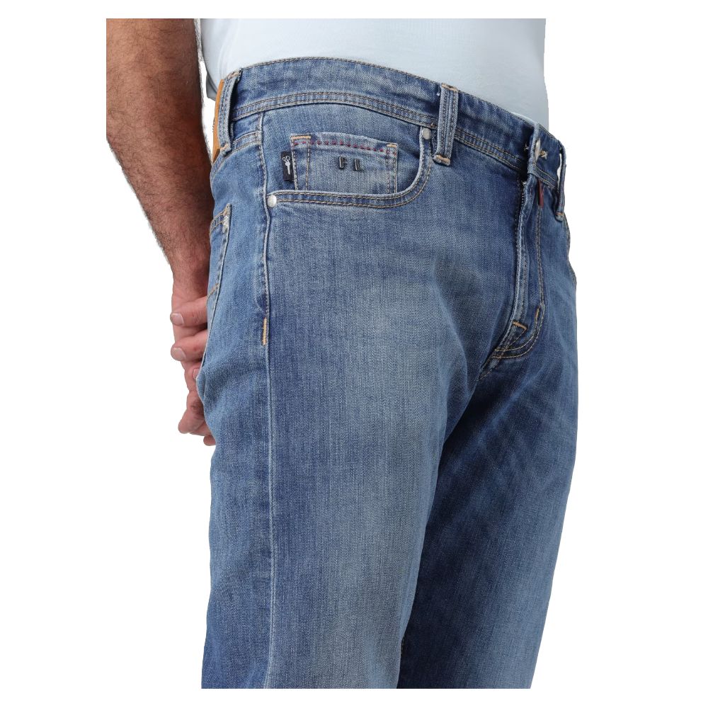 Jean et pantalon en coton bleu Tramarossa