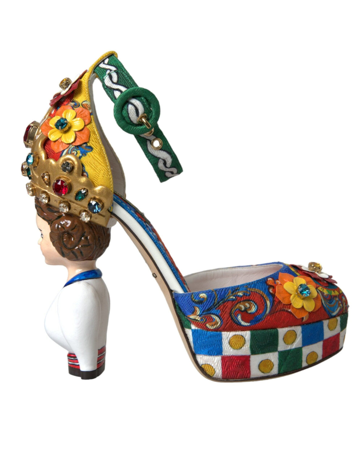 Dolce &amp; Gabbana Sandalias con adornos Carretto multicolor Zapatos