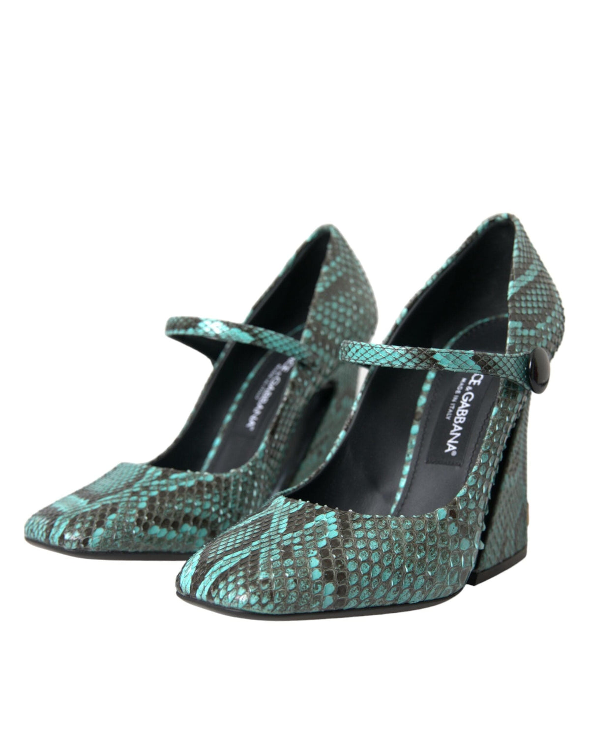 Escarpins Mary Jane en cuir python Aqua Dolce &amp; Gabbana