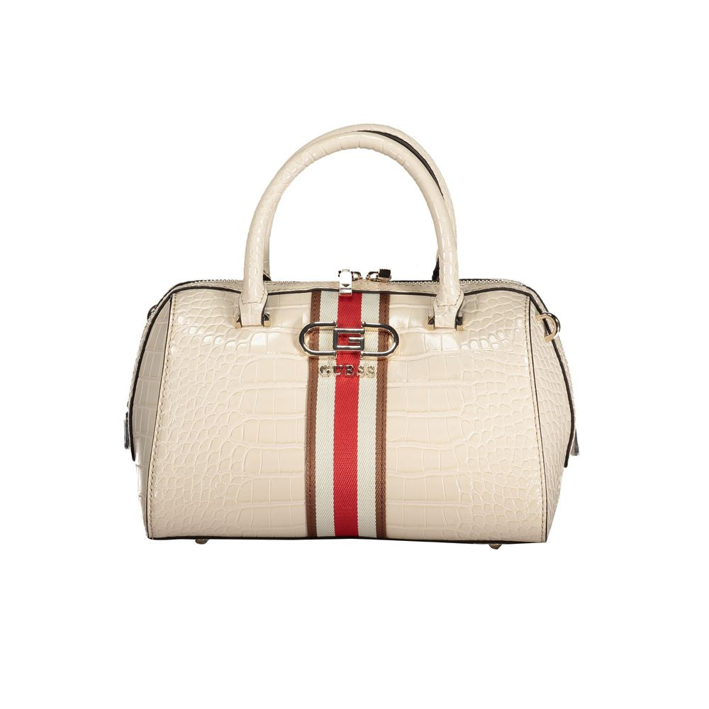 Sac à main Guess Jeans en polyéthylène beige