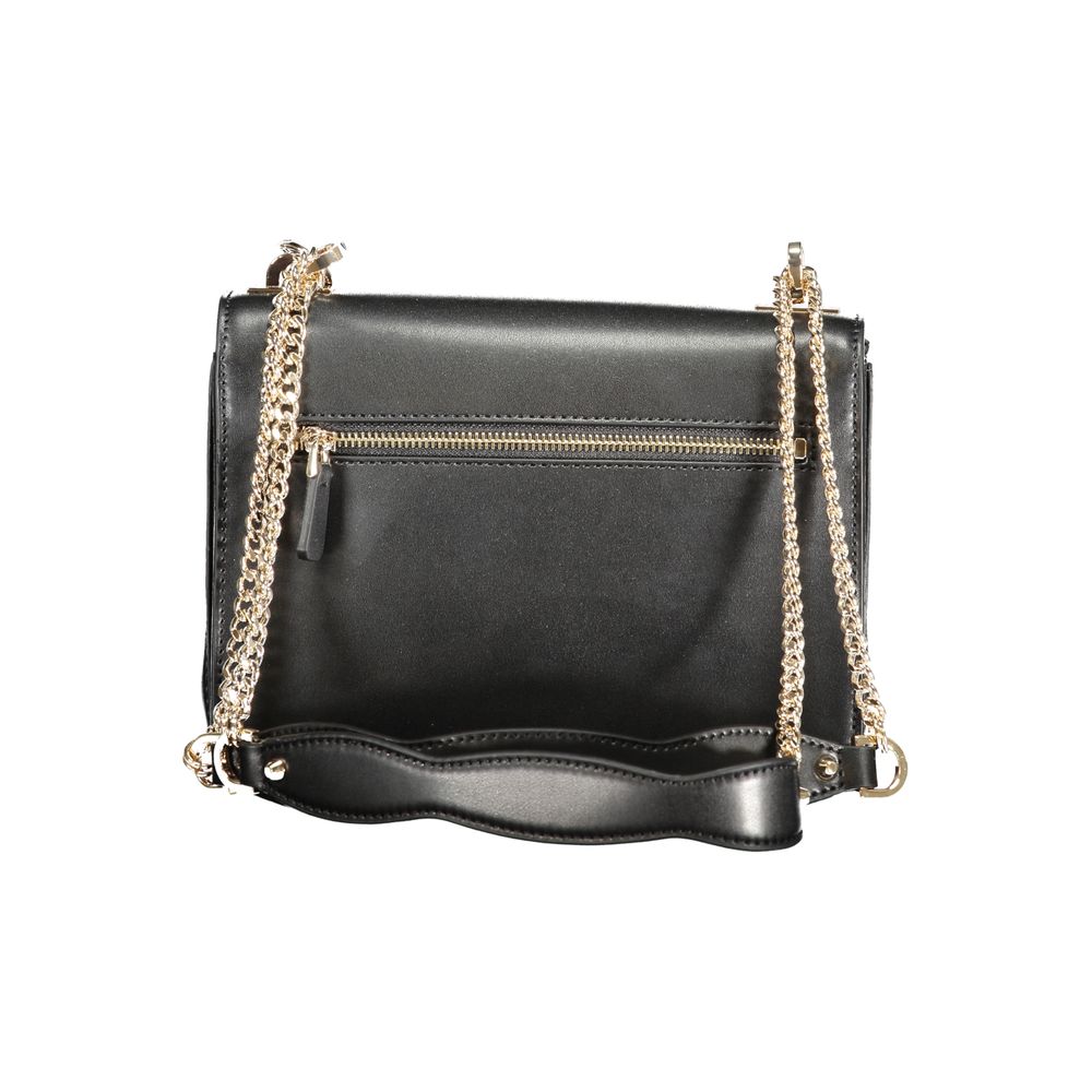 Bolso de mano de polietileno negro Guess Jeans