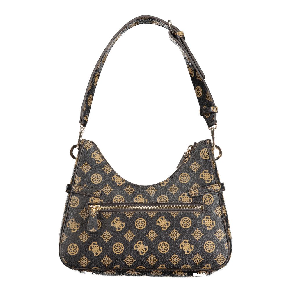 Guess Jeans Brown Polyethylene Handbag