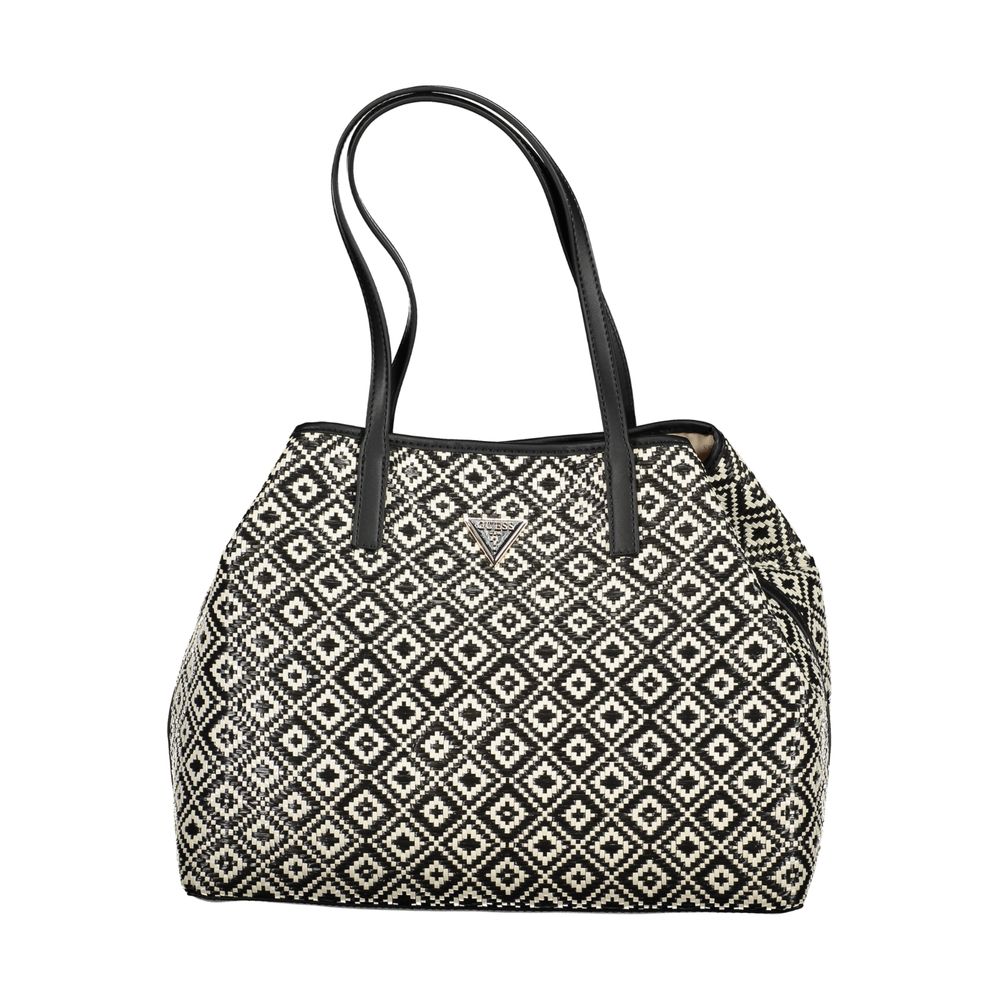 Bolso de mano de polietileno negro Guess Jeans