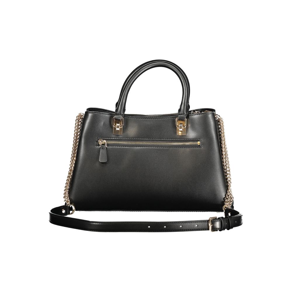 Bolso de mano de polietileno negro Guess Jeans