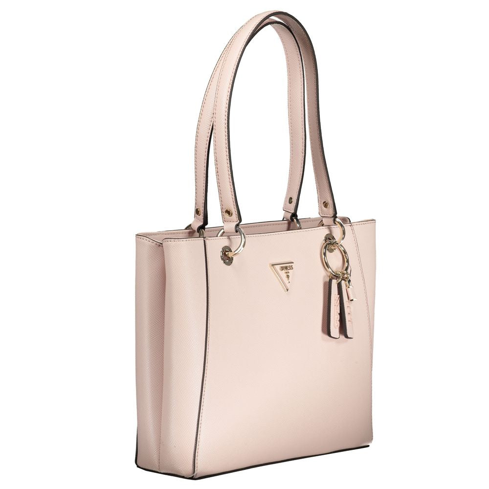 Sac à main Guess Jeans en polyéthylène rose