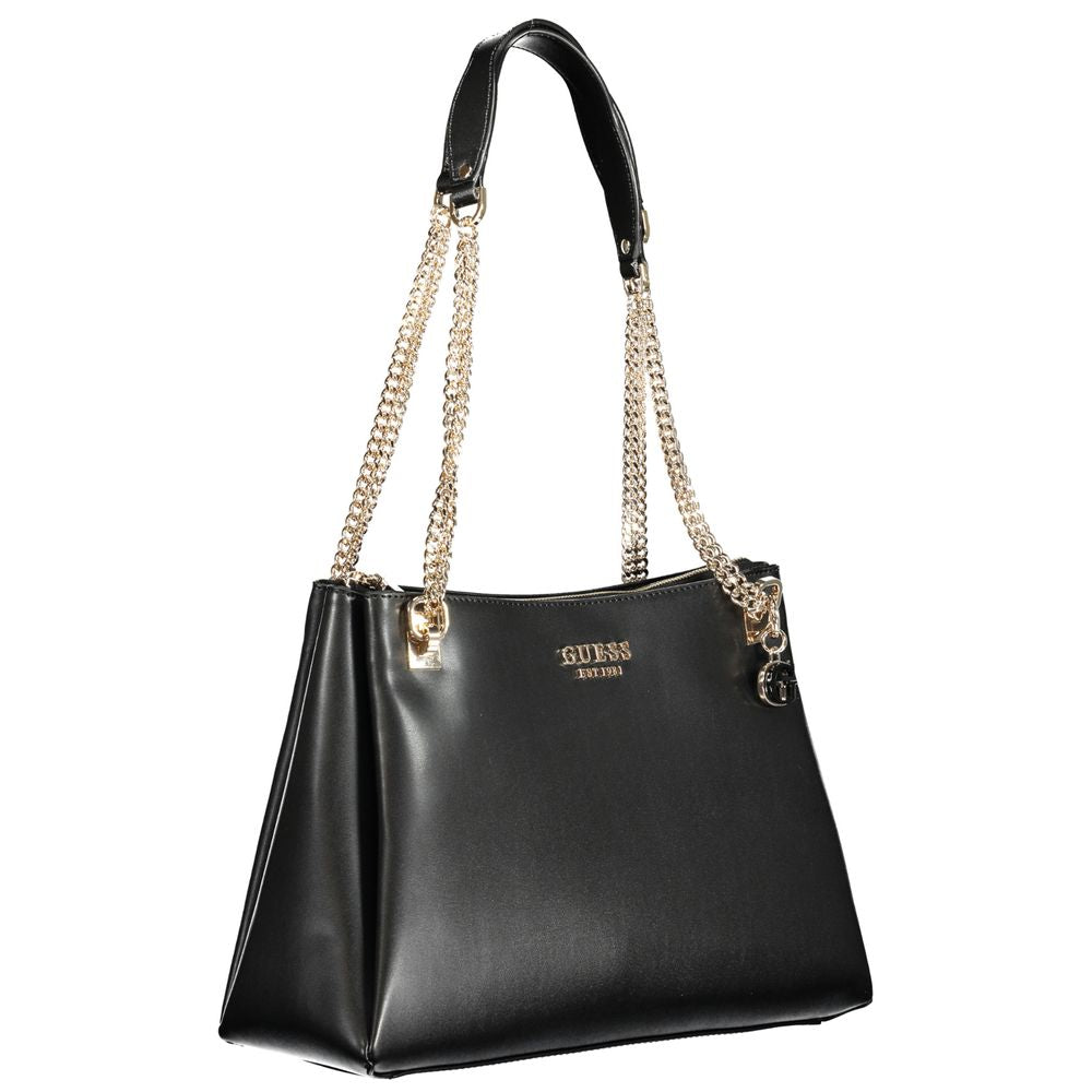 Sac à main Guess Jeans en polyéthylène noir