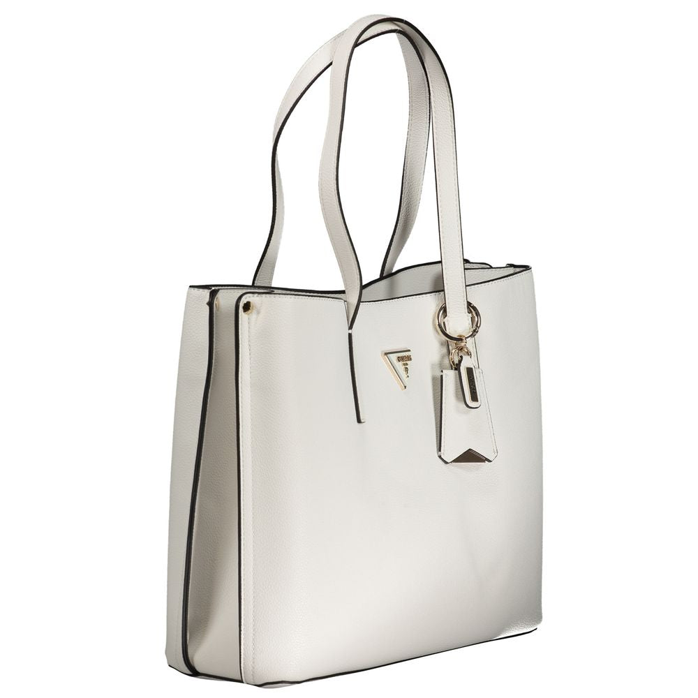 Sac à main Guess Jeans en polyéthylène blanc