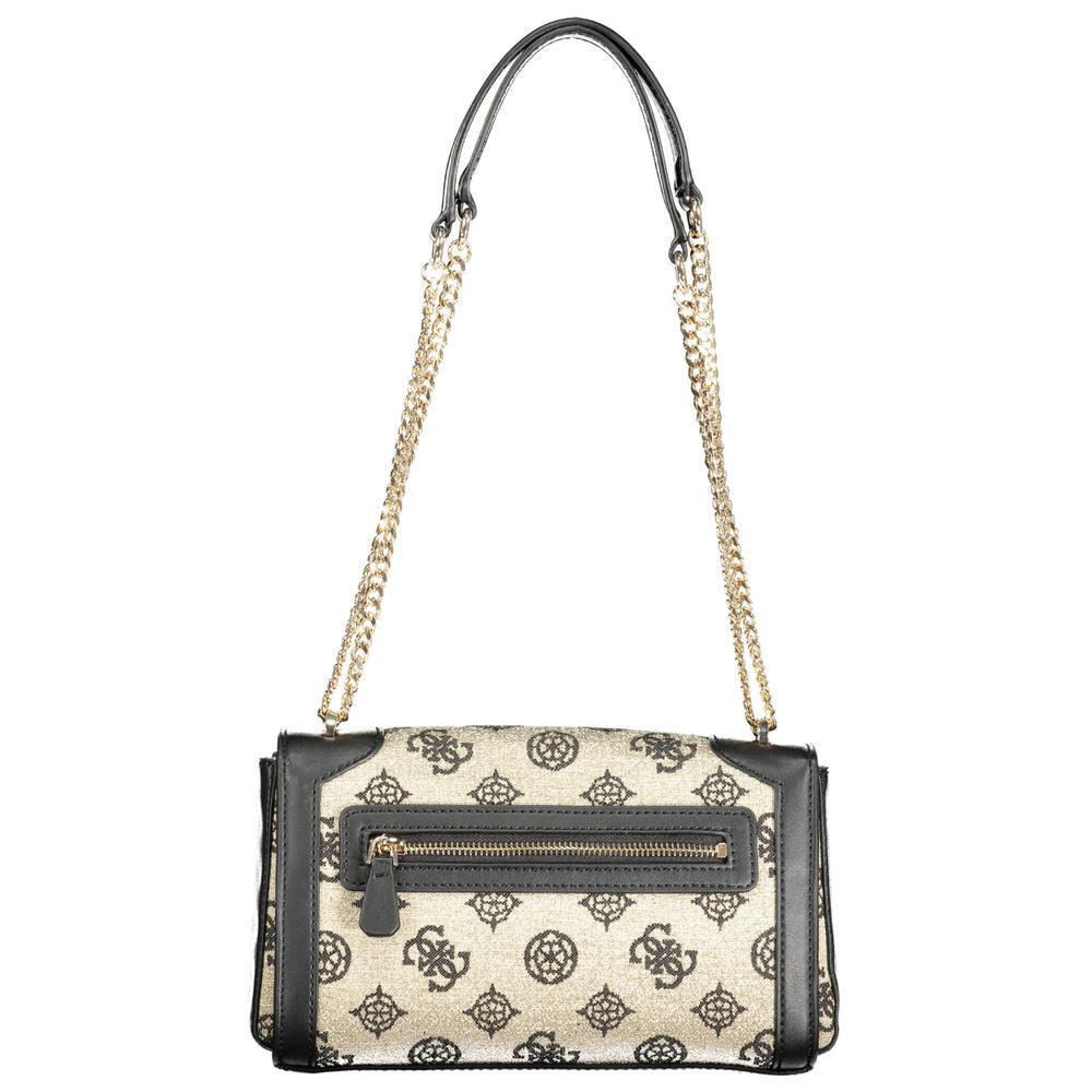 Sac à main en coton noir Guess Jeans