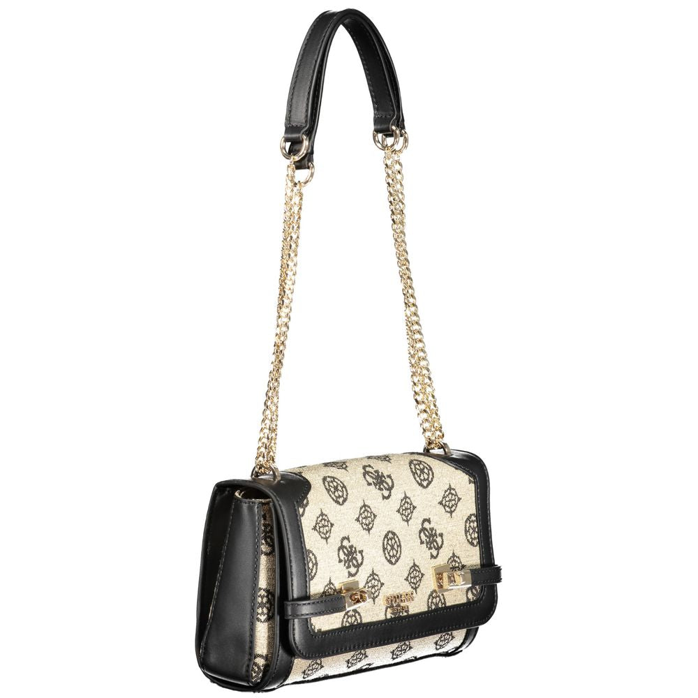 Sac à main en coton noir Guess Jeans