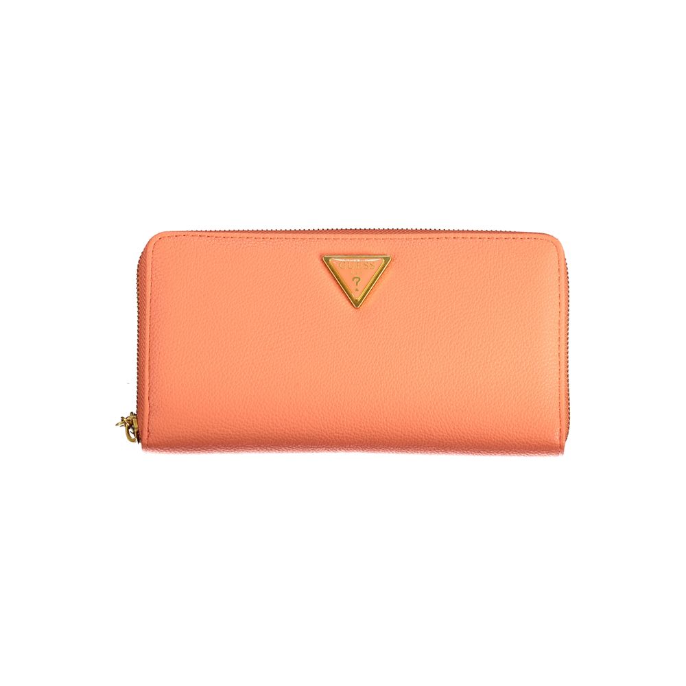 Cartera de polietileno naranja Guess Jeans