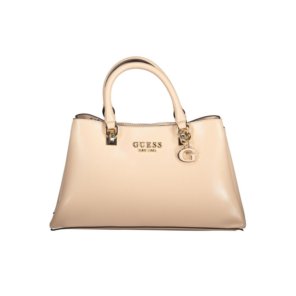 Sac à main Guess Jeans en polyéthylène beige