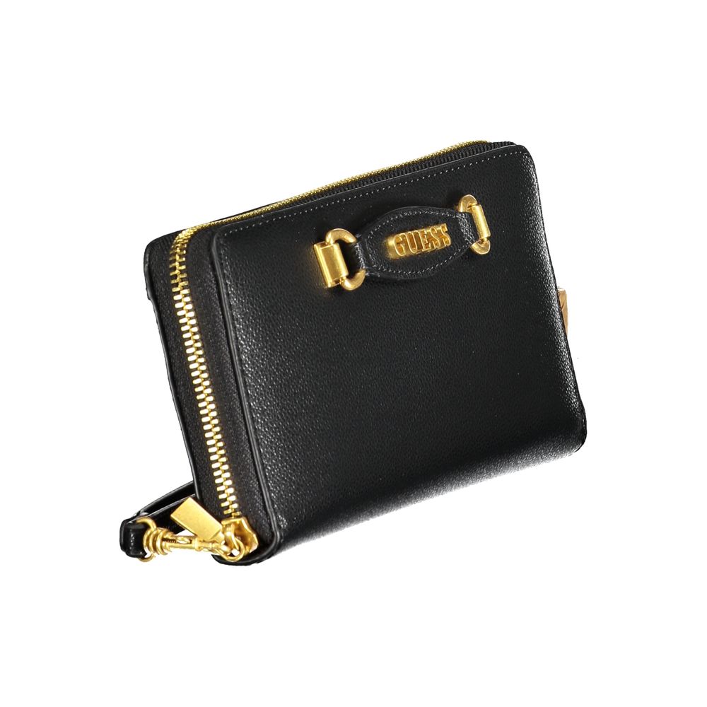 Cartera negra de polietileno Guess Jeans