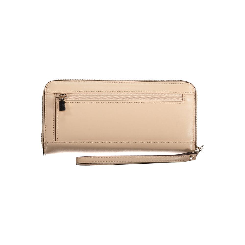 Cartera de polietileno beige Guess Jeans