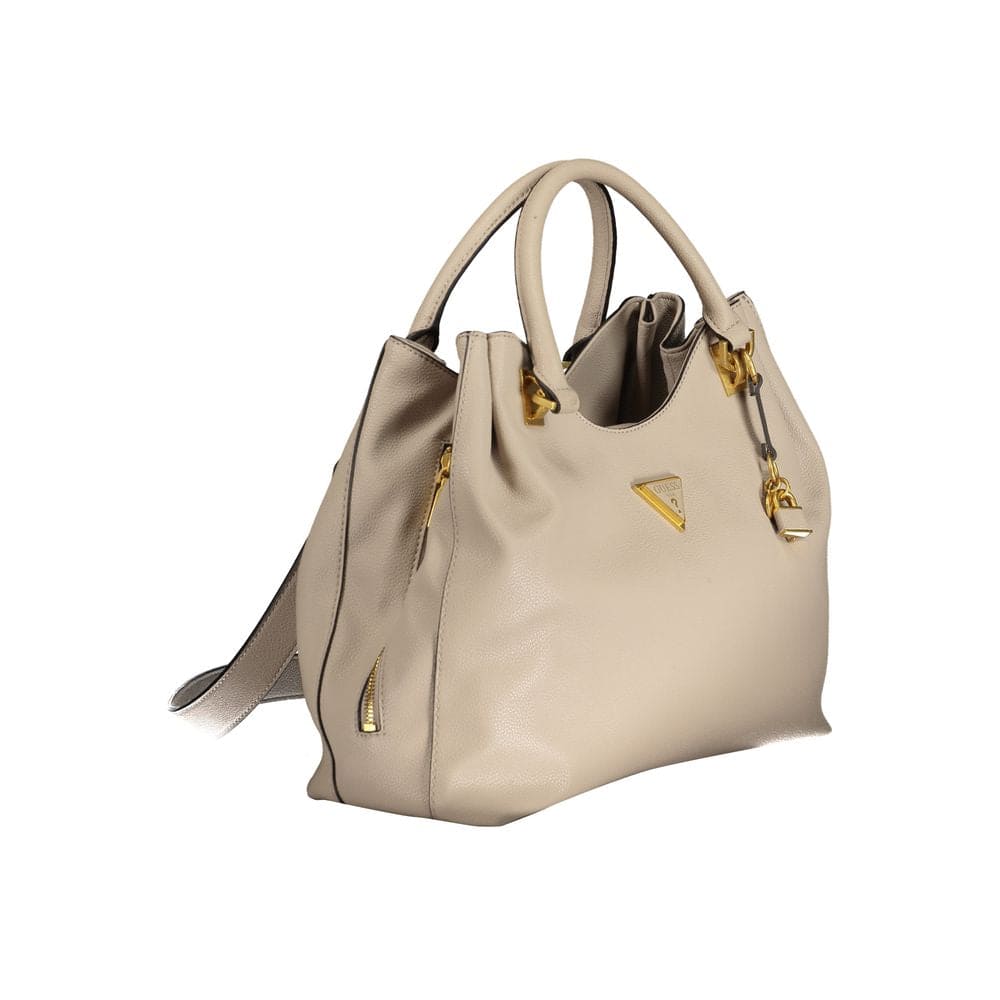 Sac à main Guess Jeans en polyéthylène beige