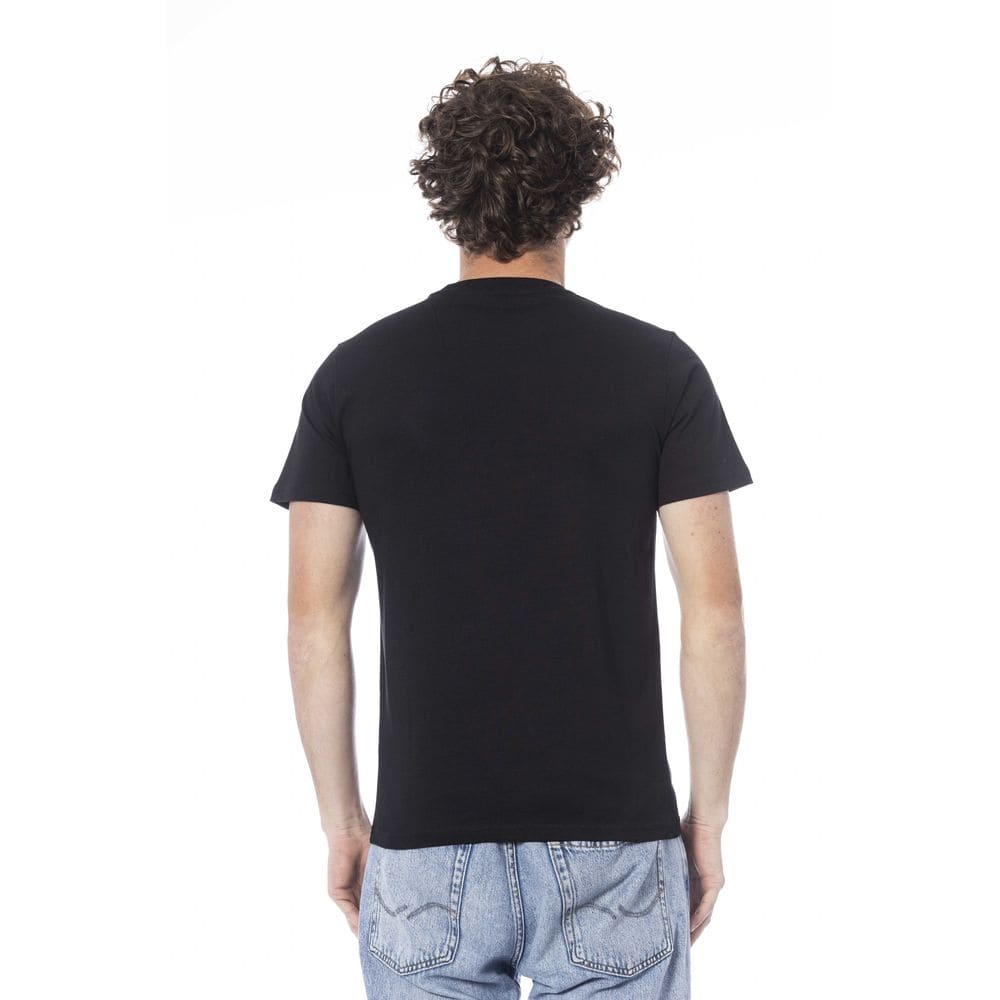 T-shirt en coton noir Cavalli Class