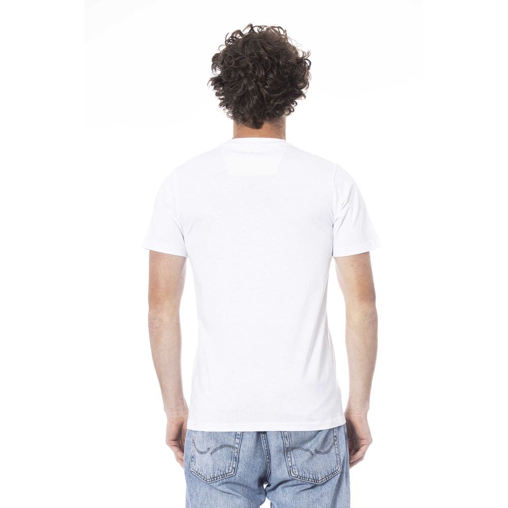 Camiseta de algodón blanca de la clase Cavalli