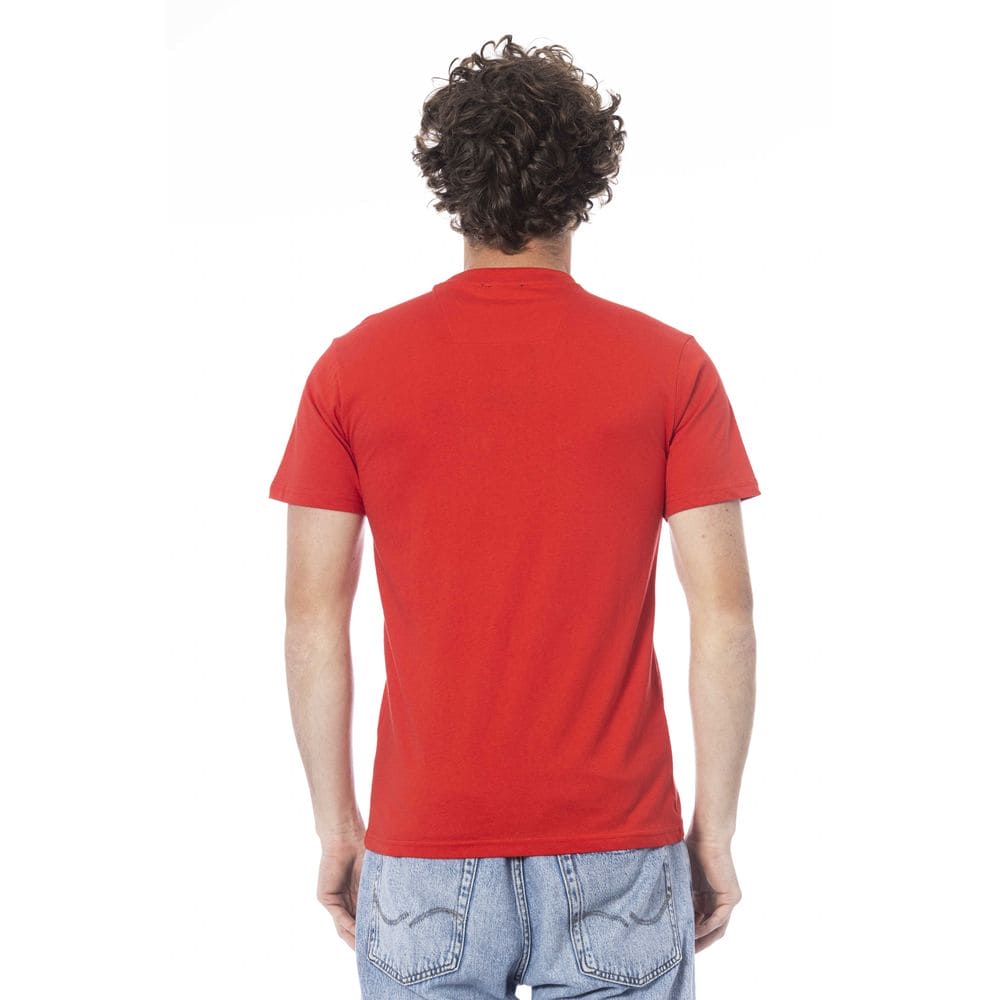 T-shirt en coton rouge Cavalli Class