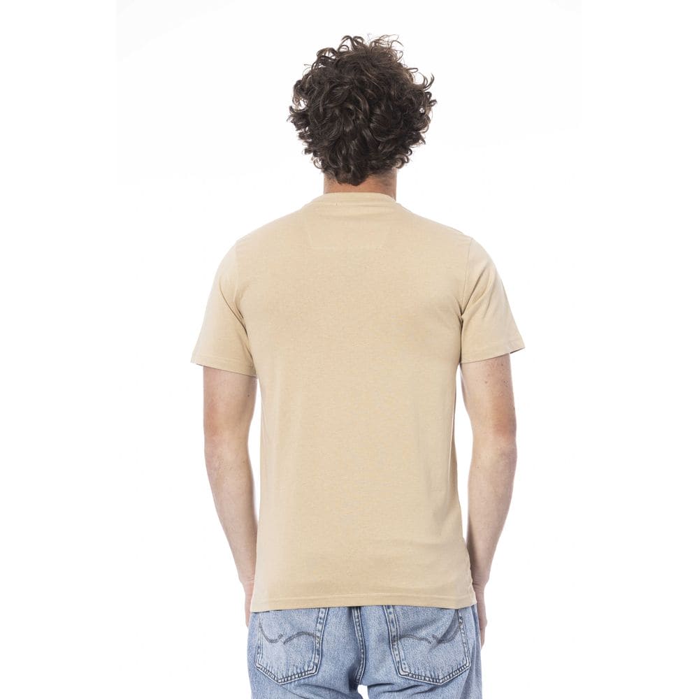 T-shirt en coton beige Cavalli Class