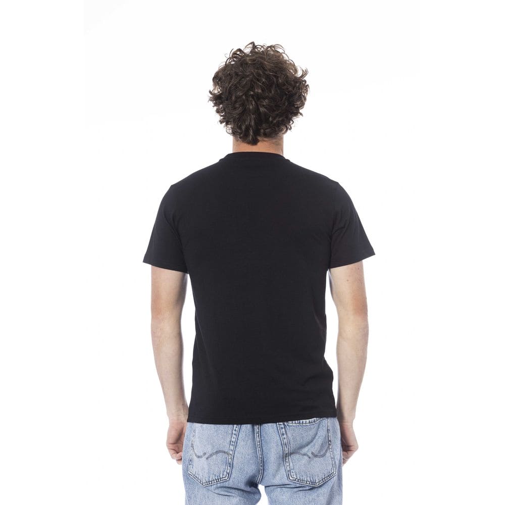 T-shirt en coton noir Cavalli Class