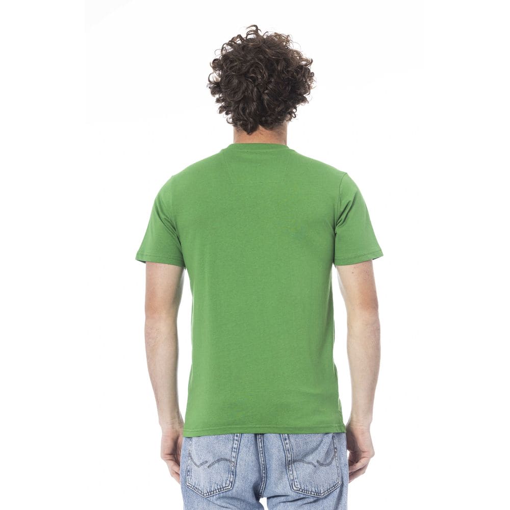 T-shirt en coton vert Cavalli Class