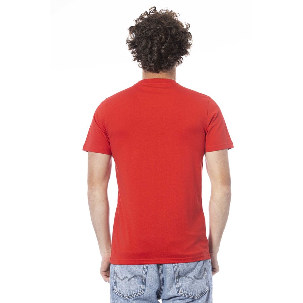 T-shirt en coton rouge Cavalli Class