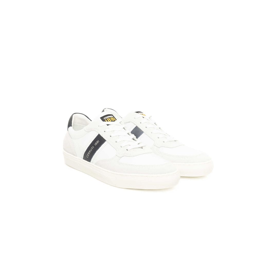 Cerruti 1881 White Leather Men's Sneaker