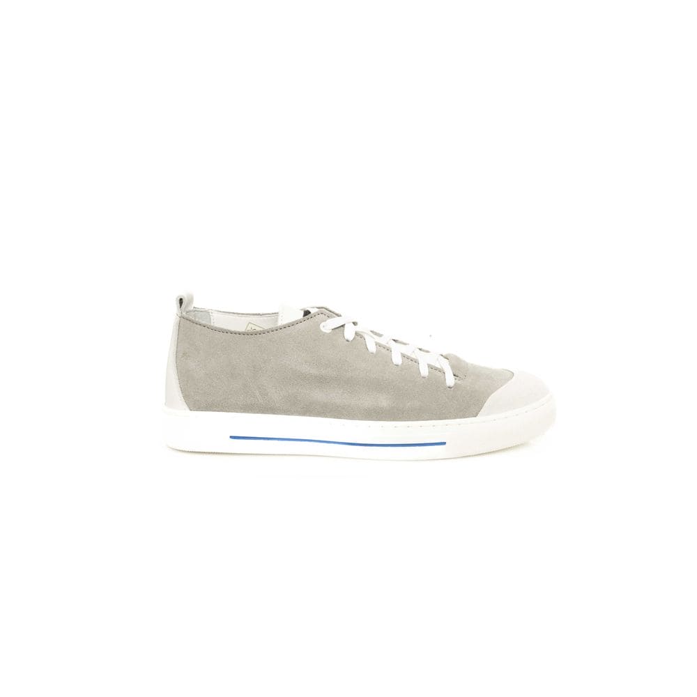 Baskets Cerruti 1881 en cuir de vachette gris