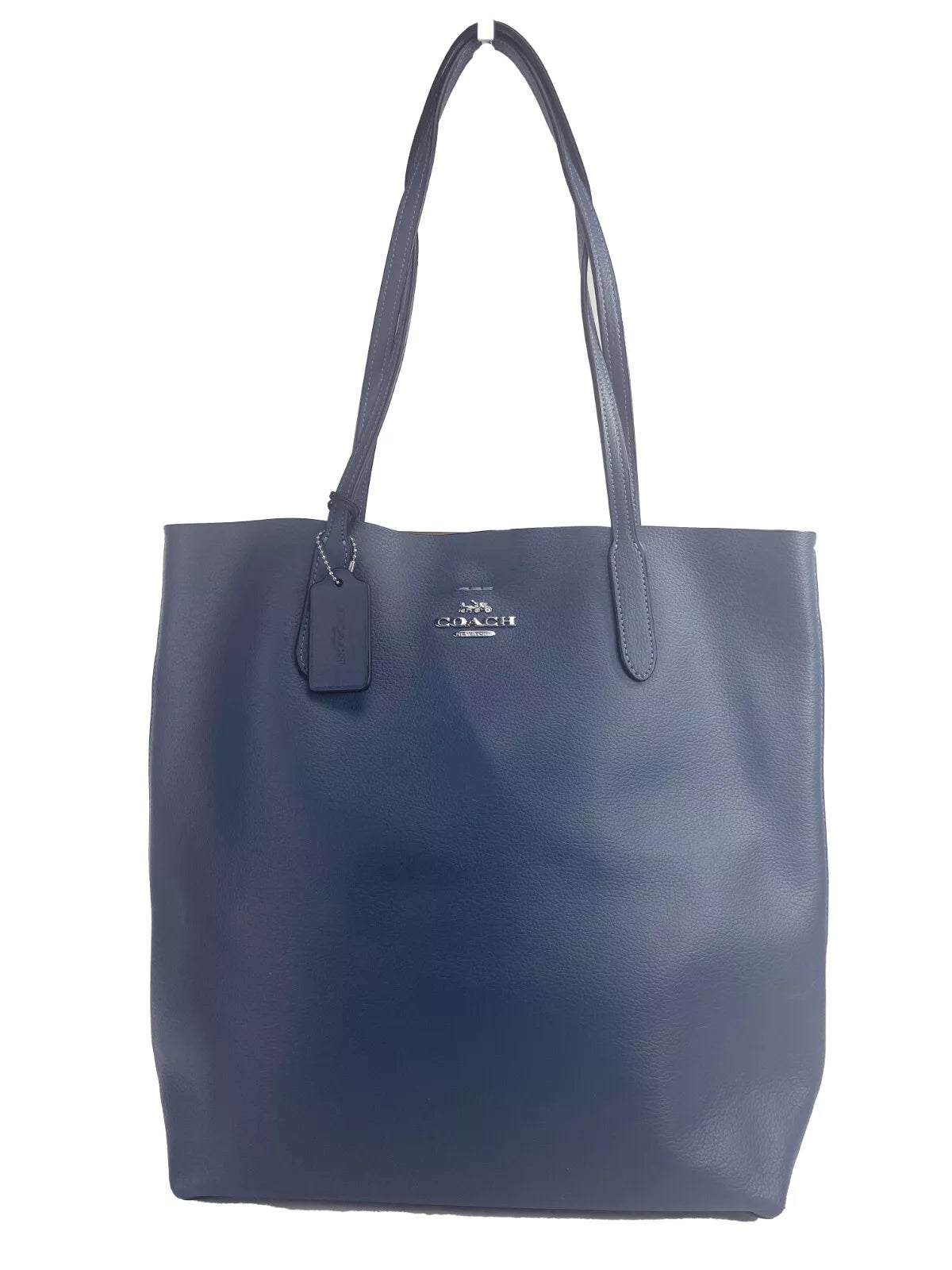 Bolso de hombro tipo tote Thea de cuero y denim de COACH