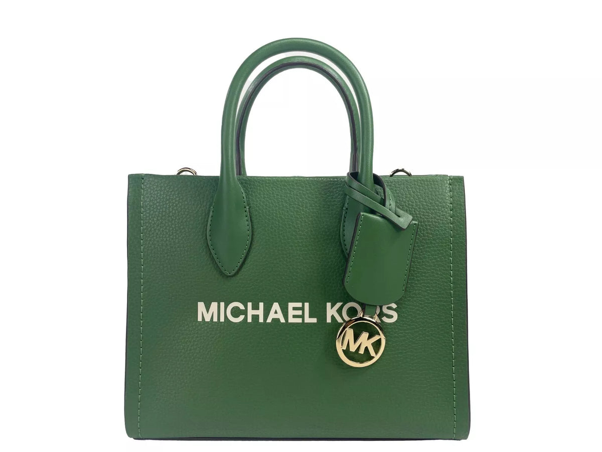 Bolso tote pequeño de cuero con cremallera en la parte superior Mirella de Michael Kors