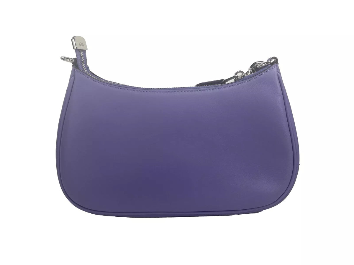 COACH Teri - Bolso bandolera de piel lisa en color morado