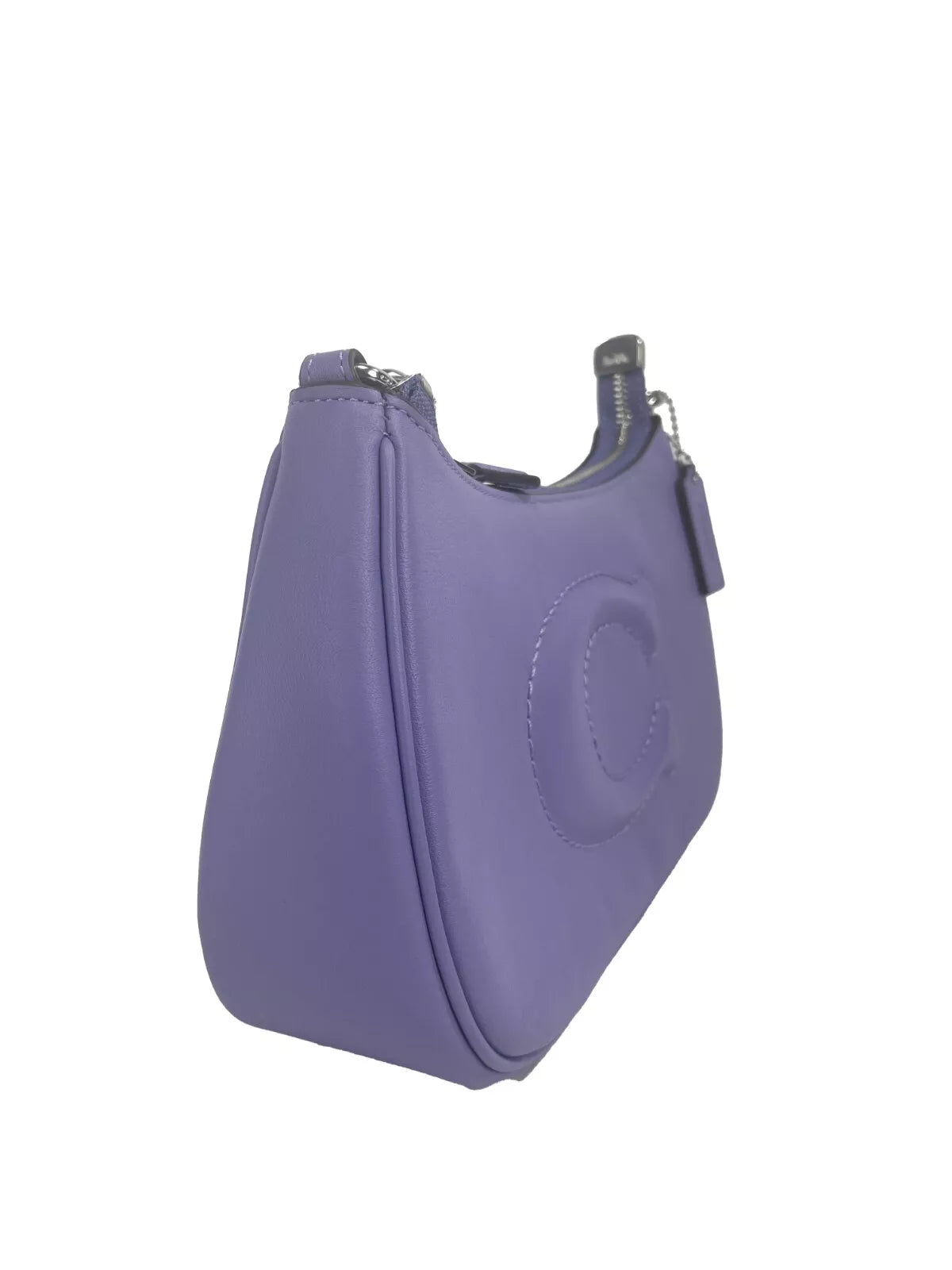 COACH Teri - Bolso bandolera de piel lisa en color morado