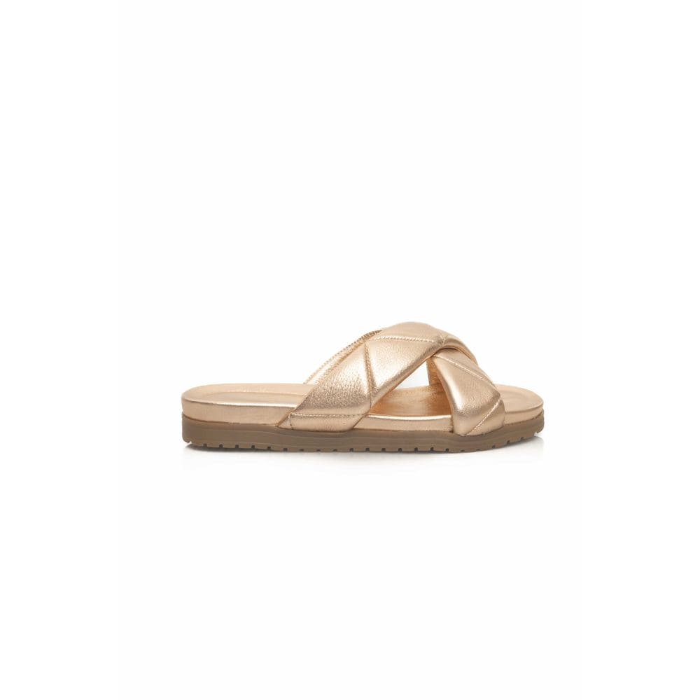 Sandalia Cerruti 1881 de piel de oveja beige