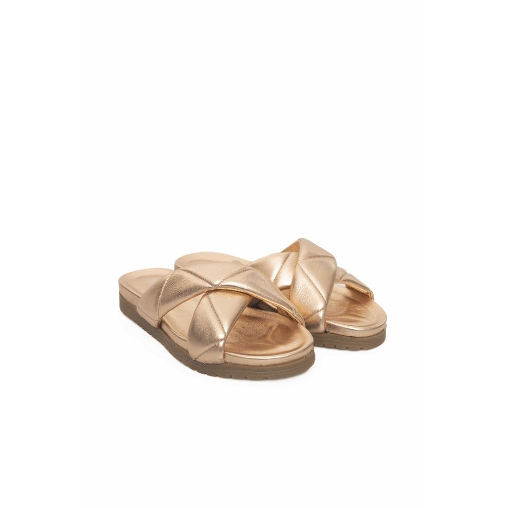 Sandalia Cerruti 1881 de piel de oveja beige