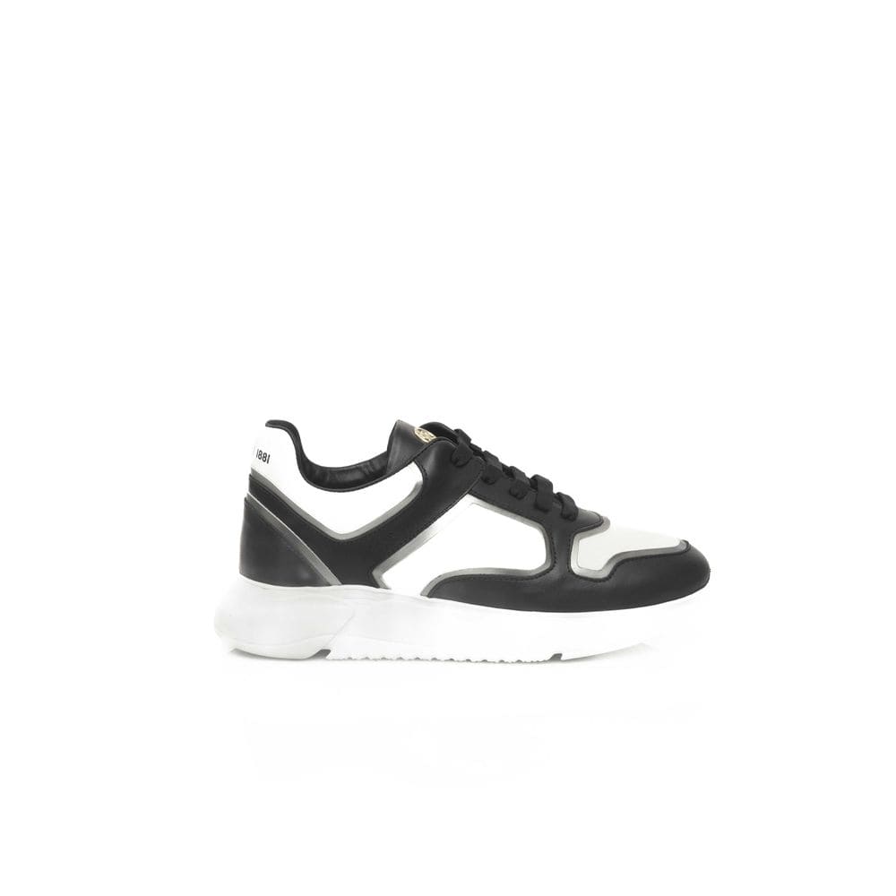 Zapatillas Cerruti 1881 de piel de vacuno en blanco y negro