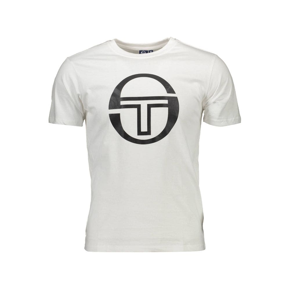 T-shirt en coton blanc Sergio Tacchini