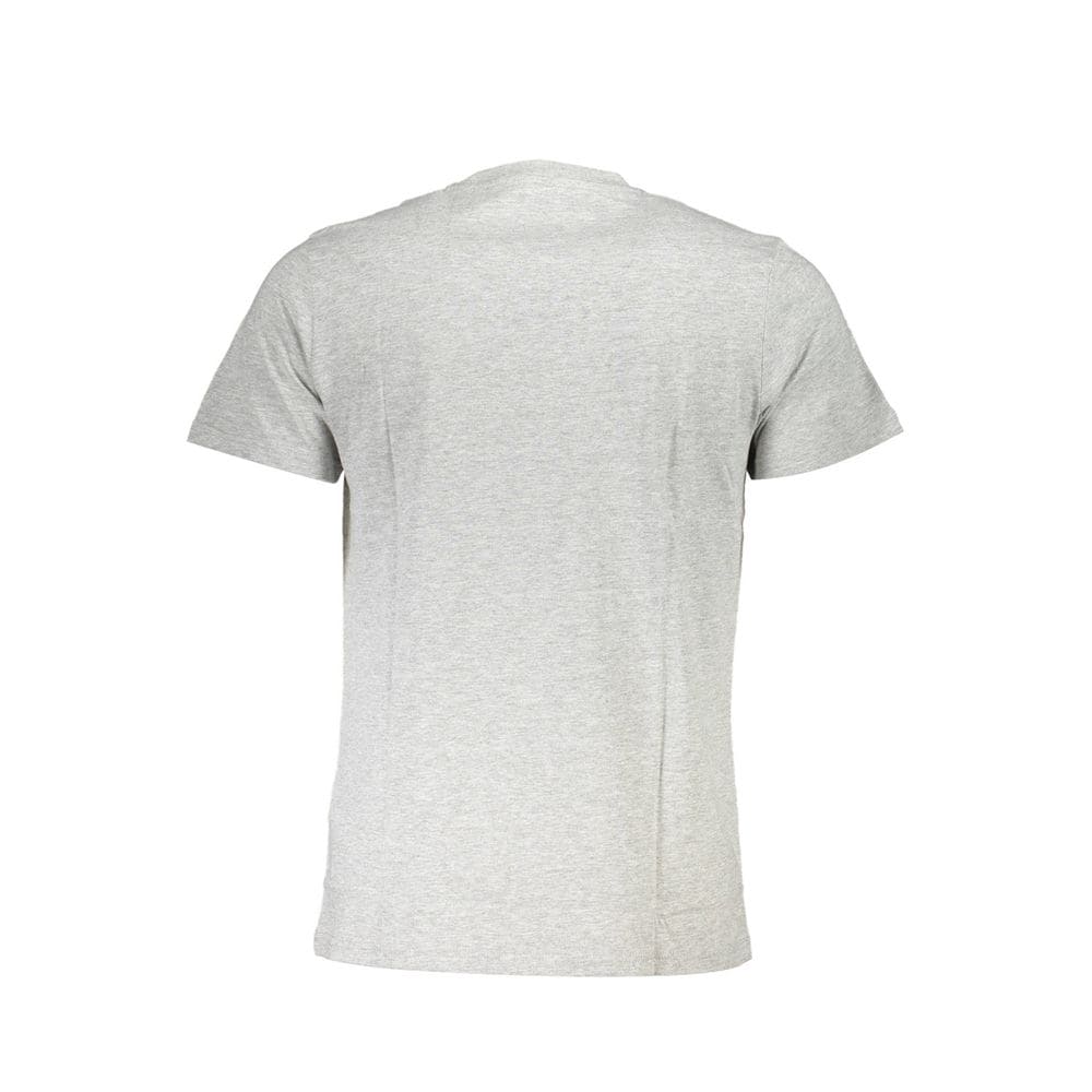 Camiseta de algodón gris Cavalli Class