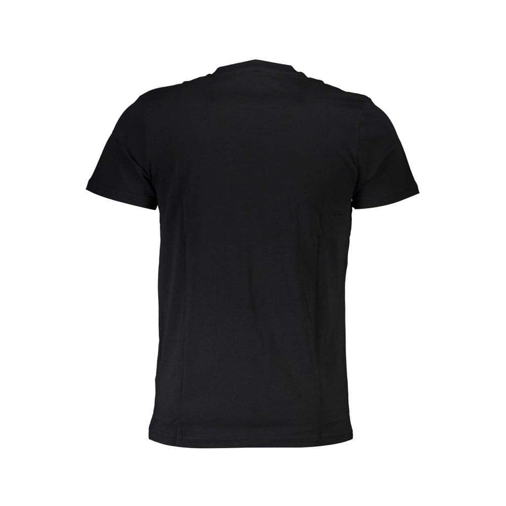 Camiseta de algodón negra Cavalli Class