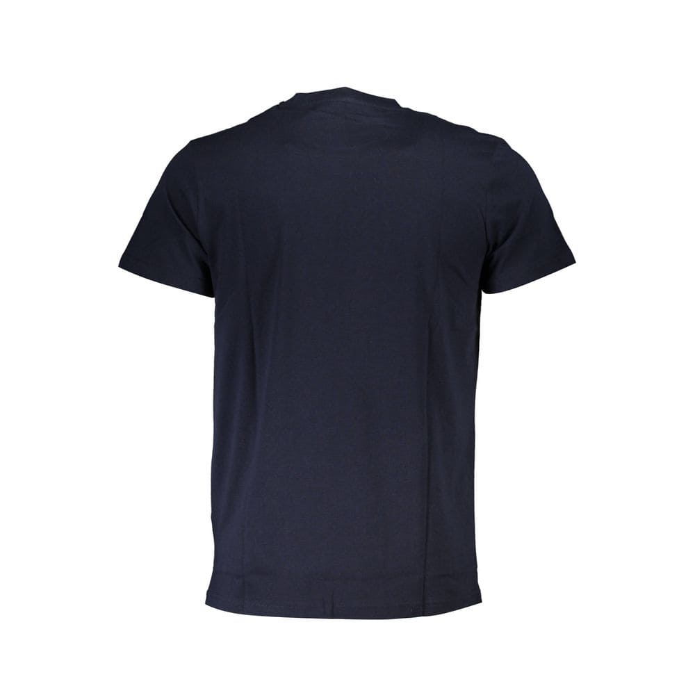 Camiseta de algodón azul Cavalli Class