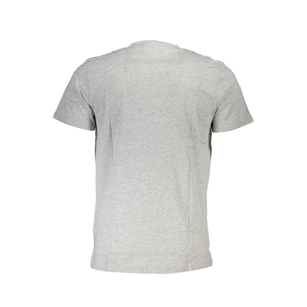 Camiseta de algodón gris Cavalli Class