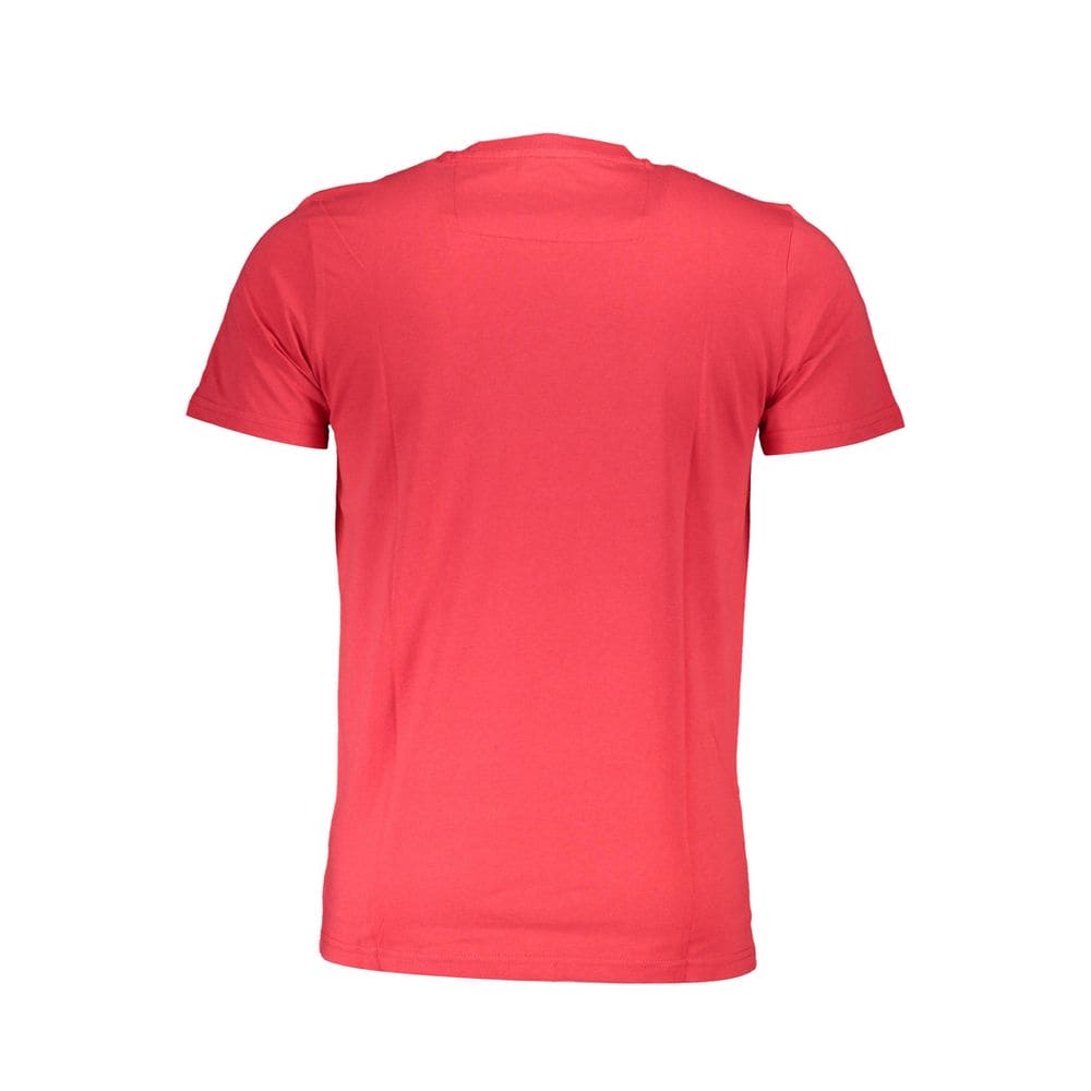 Camiseta de algodón roja de la clase Cavalli