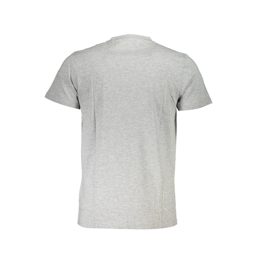 Camiseta de algodón gris Cavalli Class