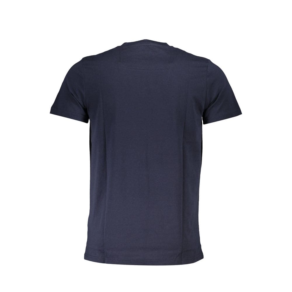 Camiseta de algodón azul Cavalli Class