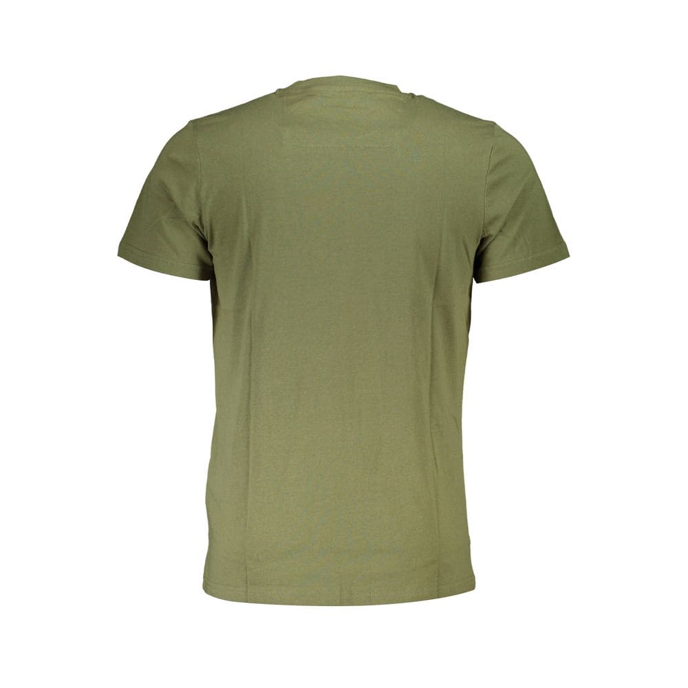 Camiseta de algodón verde Cavalli Class